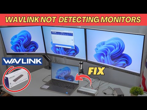 Wavlink Docking Station Not Detecting Monitors - HOW TO FIX IT!