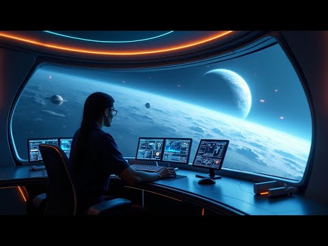 Cosmic Serenity • Nebula Views & Ambient Space Music • 1 Hour Relaxation for Study and sleep