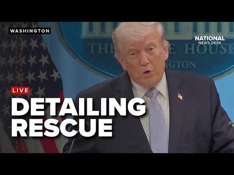 Trump details rescue mission of American airman in Iran