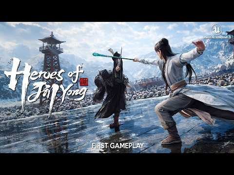 HEROES OF JIN YONG First Combat Reveal | Unreal Engine 5 Wuxia OPEN WORLD RPG with Fast-Paced Combat