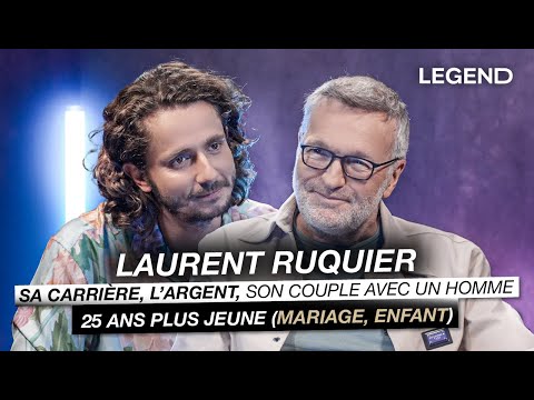 LAURENT RUQUIER: SA CARRIÈRE, L’ARGENT,  SON COUPLE AVEC UN HOMME 25 ANS PLUS JEUNE (MARIAGE,ENFANT)
