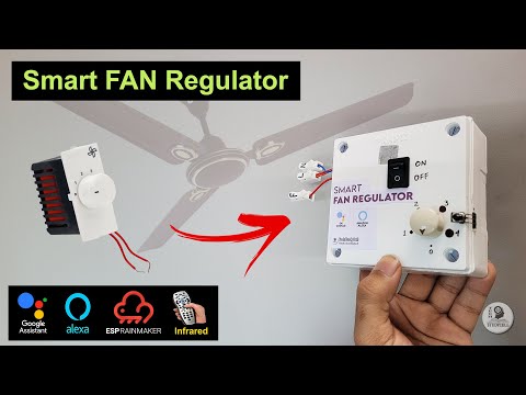 IoT Smart Fan Regulator using ESP32 & AC Dimmer | ESP RainMaker + Alexa + Google Home Control