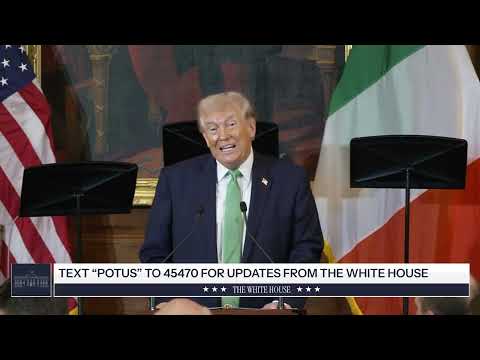 President Trump Participates in the Friends of Ireland Luncheon