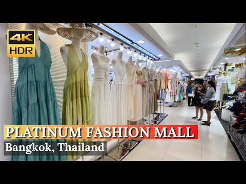 [BANGKOK] Platinum Fashion Mall (B & 1 Floor) "Wholesales & Retails Fashion Mall"| Thailand [4K HDR]