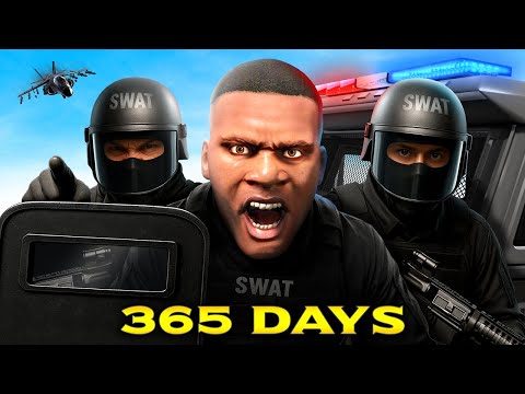 I Spent 365 DAYS with the SWAT TEAM in GTA 5!