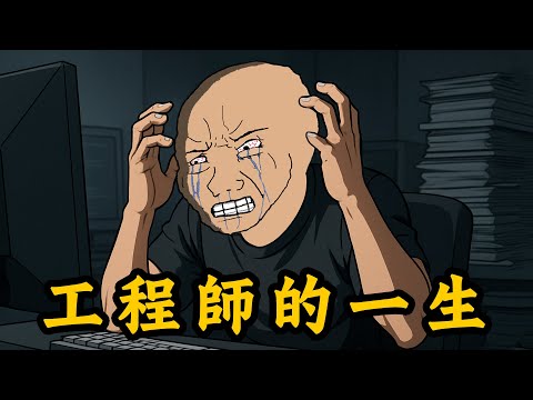 工程師猴子的一生：改一行代碼，熬一整夜 | wojak | 動畫 | 碼農 | 程序員 | 工作 | 現實 | 社會 | 打工人