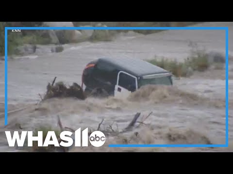 Flash flooding hits southern California on Christmas