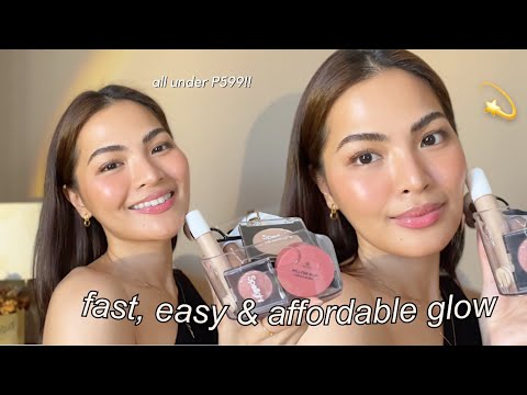 AFFORDABLE GLOWY LOOK FOR COMBO & OILY SKIN 💫 • Joselle Alandy