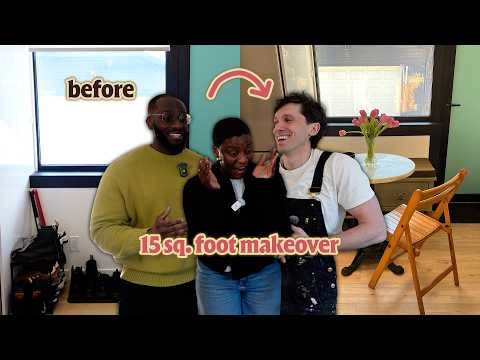 I Turned This Awkward 15 sq ft Corner Into a Dream Coffee Nook!!