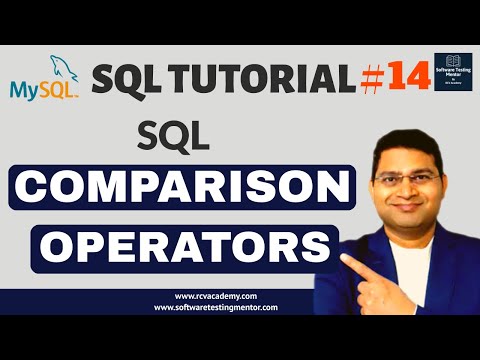 SQL Tutorial #14 - SQL Comparison Operators | Comparison Operators SQL
