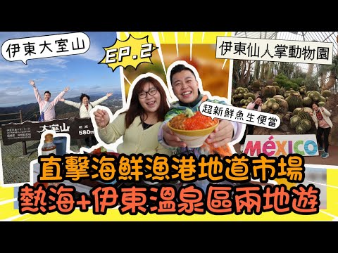 2022東京遊🇯🇵「熱海+伊東溫泉區兩地遊」￼價值$3700 1晚溫泉旅館♨️包一泊兩食？比較少遊客去漁港海鮮市場🐠伊豆仙人掌動物園，伊豆大室山，平價酒店位於上野駅都有溫泉♨️￼￼￼