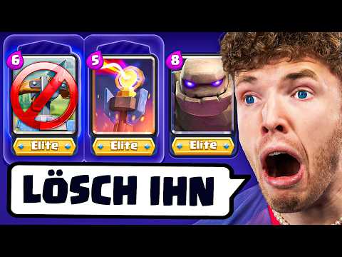😱🤯I'M PLAYING YOUR DECKS AND UPGRADING THEM... (Escalation) | Clash Royale German