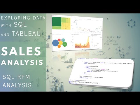 Exploring Sales Data in SQL and Tableau | RFM Analysis in SQL | Data Analyst Projects | SQL Projects