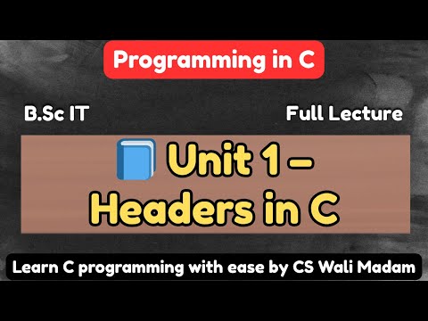 Headers in C Explained | Header Files, Uses & #include in C Programming
