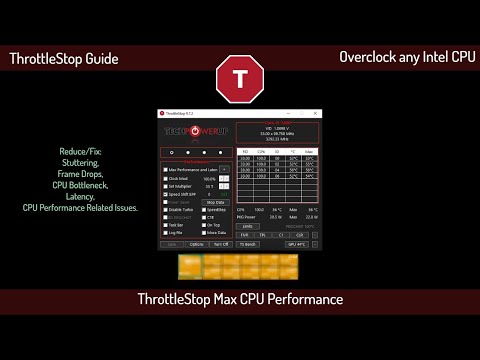 Overclock any Intel CPU - ThrottleStop Max CPU Performance and For Gaming | ThrottleStop Guide 