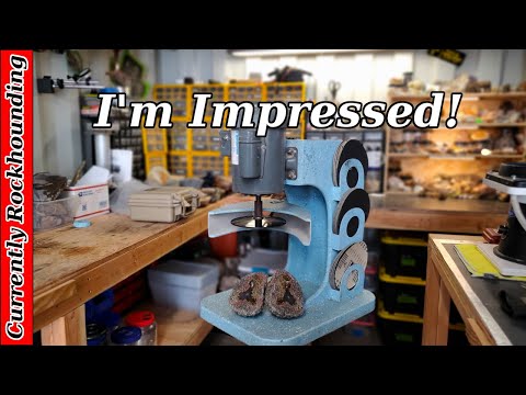 Richardson's Ranch High Speed Sander // Finally a Good Way to Polish Big Thundereggs!
