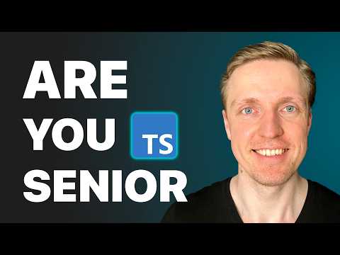 TypeScript Senior Roadmap (No Hype, Just Skills)