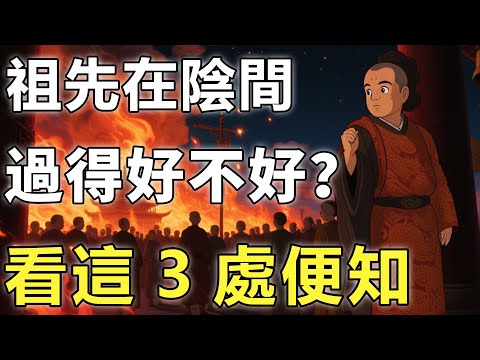 祖先逝世後過得好不好？地藏王開示，看看家裏這3個地方就知道了！【因果|輪回}佛學知識】