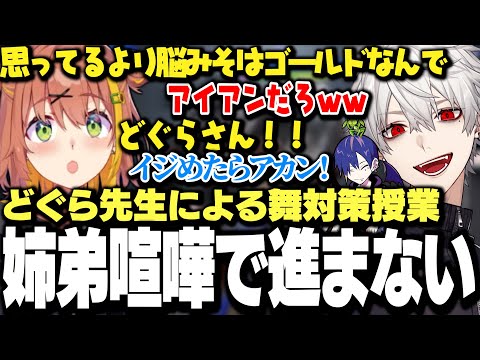 【面白まとめ】どぐら先生の舞対策授業、姉弟喧嘩で全然進まないｗｗｗ【にじさんじ/切り抜き/葛葉/本間ひまわり/どぐら】