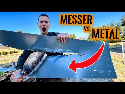 MESSER vs. METALL! - Wie BRUTAL sind die Messer von Schmiedeglut? | Survival Mattin