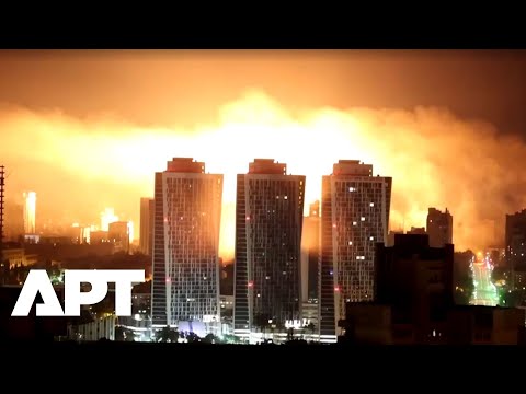 Fireballs Over Kyiv: Tracer Bullets, Sirens, and Drone Impacts Caught on Video | APT