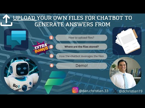 Upload Your Own Files for Chatbot to Generate Answers From