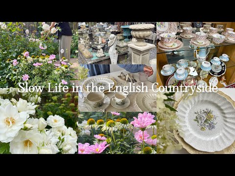 Home and Garden, Slow Life in the English Countryside | Come Shopping with me to an Antique Centre