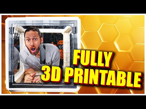 This 3D Printer Enclosure is FULLY 3D PRINTABLE!