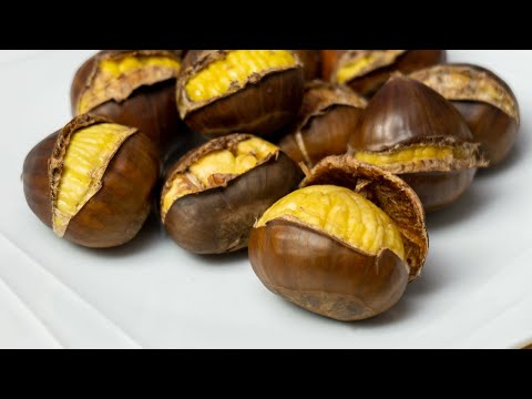 Roast Chestnuts, easy to peel off