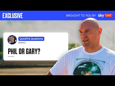 Tyson Fury's 10 Questions with Gary Neville | Overlap Xtra
