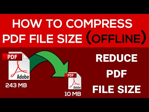 How To Compress PDF File Size Offline