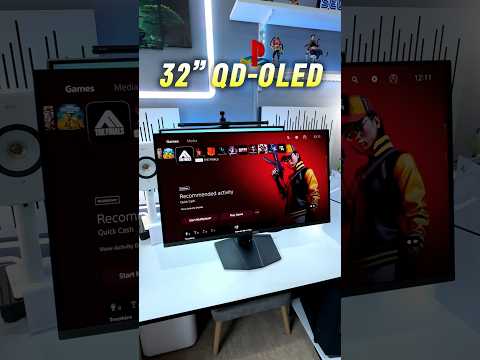 This 4K 32” OLED Gaming Monitor is insane!