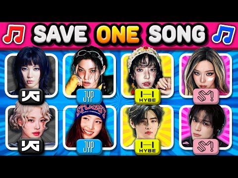 YG vs JYP vs HYBE vs SM: Save One Song 🔥 Choose Your Favorite Company | KPOP QUIZ 2025