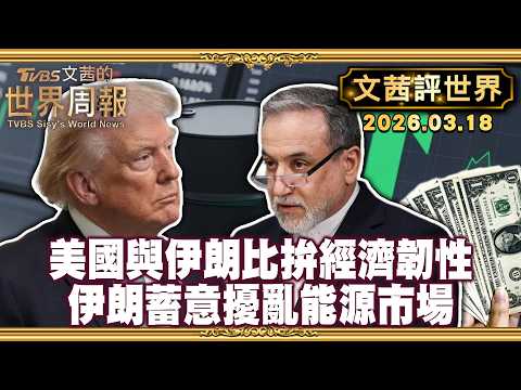 已花百億美金 美國與伊朗比拚經濟韌性|伊朗大打經濟戰 蓄意擾亂能源市場 【#文茜評世界】20260318 #伊朗 #川普 #美金 #經濟 #能源市場 #美國