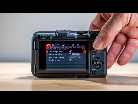 Canon R50V - Setup Guide For Video