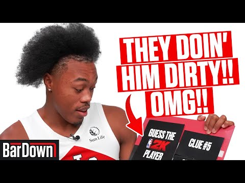 RAPTORS GUESS THEIR TEAMMATES BY THEIR 2K RATINGS