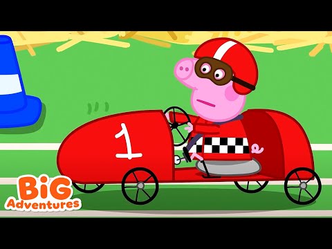Race with Peppa Pig! | Peppa Pig's Big Adventures | Kids Cartoon