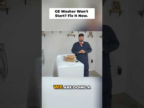 Fix Your GE Washer NOW! #shorts