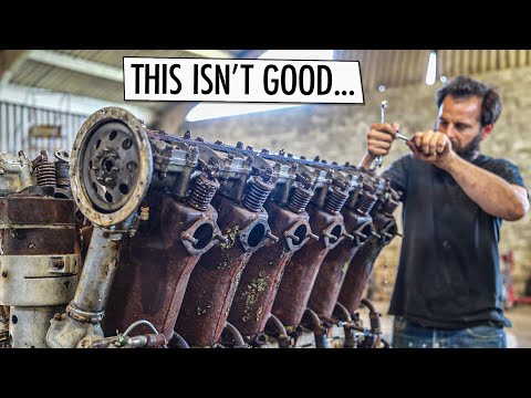 Liberty V12 Engine Dismantle Begins!