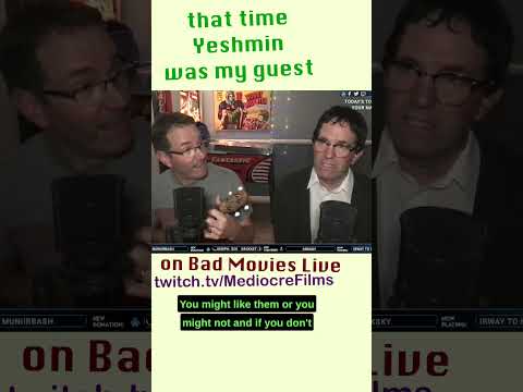 when yeshmin was on bad movies live 🤭