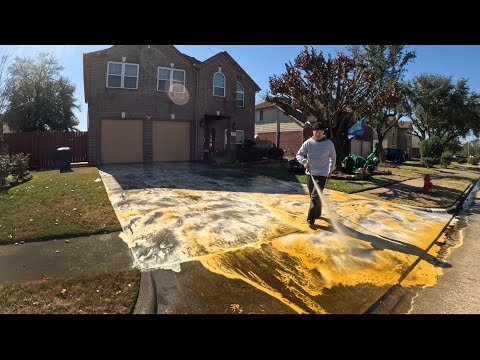 Unbelievable Driveway Transformation! Years Of Dirt Gone In Minutes