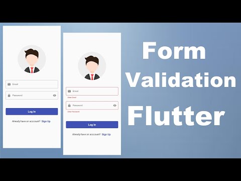 Flutter Form Validation - Validate Login Form In Flutter Tutorials