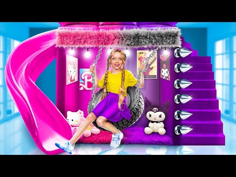 Good Mom vs. Bad Mom! We Built a Bunk Bed with Gadgets and Hacks