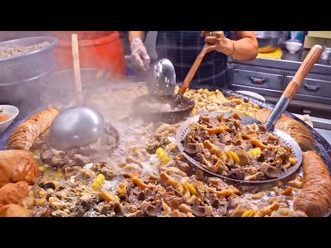 Amazing Food！Taiwanese Street Food In Chiayi-Beef Soup、Soup Dumplings、Dish Pizza/在地美味！嘉義美食合集-台灣街頭美食
