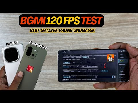 IQOO 13 vs ONEPLUS 13s BGMI Test | FPS Meter, Heating and Battery Drain | CRAZY BOT