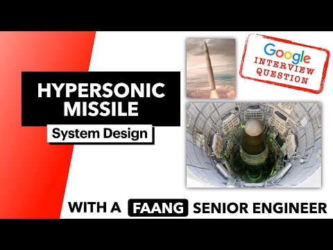 Google Interview Question | System Design: Hypersonic Missile