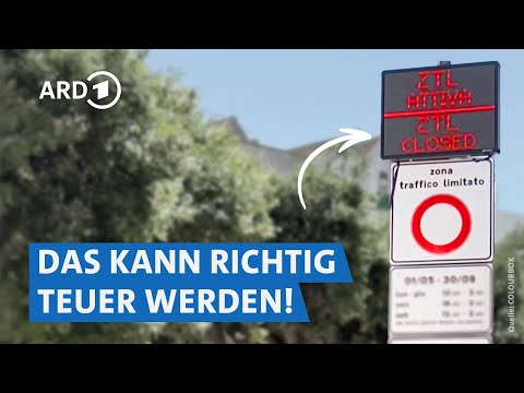 Versteckte Kostenfalle im Italien-Urlaub: Über 1.000 € Bußgeld + Inkassogebühren! | Marktcheck SWR