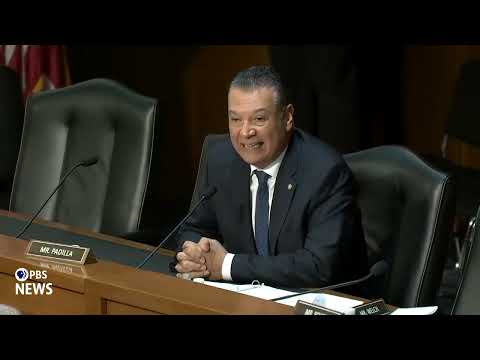 WATCH: Sen. Padilla questions Attorney General Pam Bondi on Justice Department in Trump's 2nd term