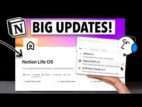 The New Notion Features You Have To Try! 2025 Life OS Updates!