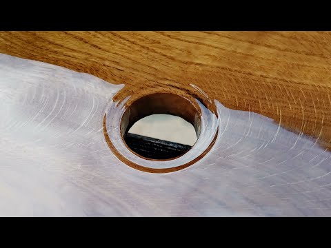 Мой самый косячный проект   Раковина из дерева 2 часть